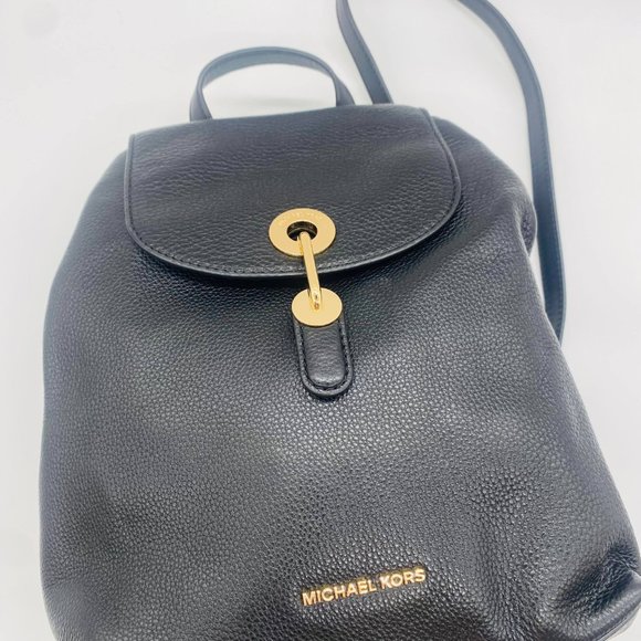 MK Raven Medium Pebbled Leather Backpack - Picture 2 of 4